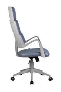Кресло компьютерное Riva Chair SAKURA (Альпийское озеро/серый) в Салехарде - предосмотр 2