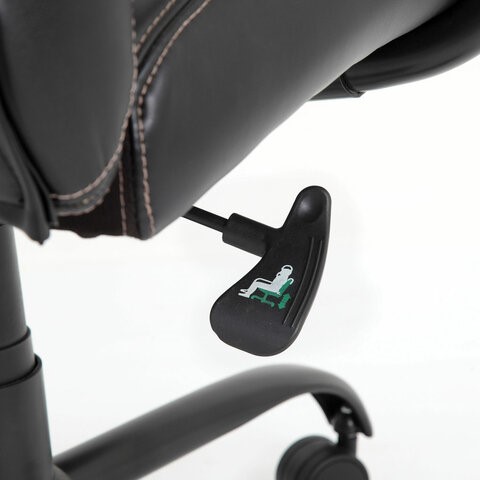 Кресло компьютерное Brabix Premium Heavy Duty HD-004 (экокожа, черное) 531942 в Салехарде - изображение 9