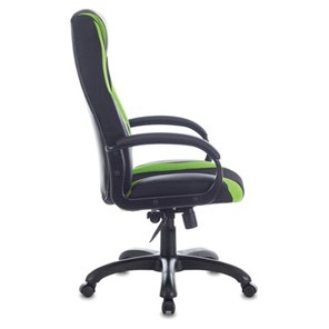 Компьютерное кресло Brabix Premium Rapid GM-102 (экокожа/ткань, черное/зеленое) 532419 в Ноябрьске - предосмотр 1