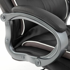 Офисное кресло Brabix Premium Strong HD-009 (экокожа черная, ткань серая) в Салехарде - предосмотр 7