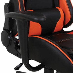 Компьютерное кресло Brabix GT Racer GM-100 (две подушки, экокожа, черное/оранжевое) 531925 в Лабытнанги - предосмотр 9