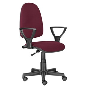 Кресло офисное Brabix Prestige Ergo MG-311 (регулируемая эргономичная спинка, ткань, бордовое) в Салехарде - предосмотр 2