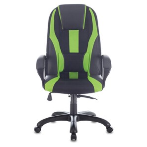 Компьютерное кресло Brabix Premium Rapid GM-102 (экокожа/ткань, черное/зеленое) в Салехарде - предосмотр 3