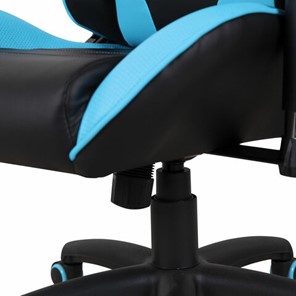 Кресло компьютерное Brabix GT Master GM-110 (две подушки, экокожа, черное/голубое) 531928 в Лабытнанги - предосмотр 10