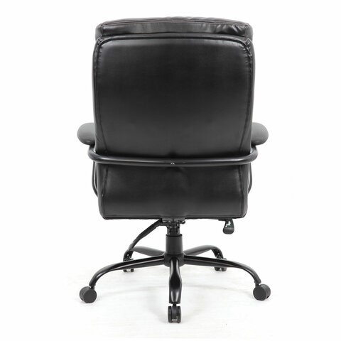 Кресло компьютерное Brabix Premium Heavy Duty HD-004 (экокожа, черное) 531942 в Салехарде - изображение 2