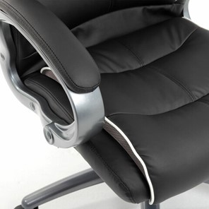 Офисное кресло Brabix Premium Strong HD-009 (экокожа черная, ткань серая) в Салехарде - предосмотр 8