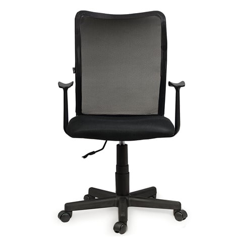 Компьютерное кресло Brabix Spring MG-307 (с подлокотниками, черное TW) в Лабытнанги - изображение 2
