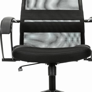 Кресло офисное Brabix Premium Stalker EX-608 PL (ткань-сетка/кожзам, черное) 532090 в Надыме - предосмотр 10
