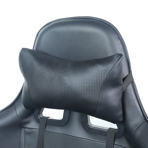 Кресло Brabix GT Carbon GM-115 (две подушки, экокожа, черное) 531932 в Салехарде - изображение 5