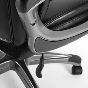 Кресло компьютерное Brabix Premium Solid HD-005 (рециклированная кожа, черное) 531941 в Салехарде - предосмотр 8