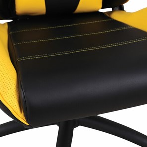 Кресло Brabix GT Master GM-110 (две подушки, экокожа, черное/желтое) в Салехарде - предосмотр 8
