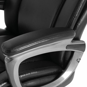Кресло компьютерное Brabix Premium Solid HD-005 (рециклированная кожа, черное) 531941 в Салехарде - предосмотр 7
