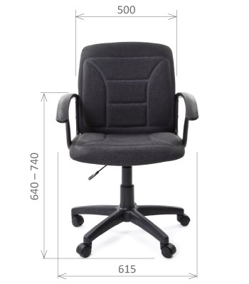 Кресло CHAIRMAN 627 ткань, цвет серый в Салехарде - изображение 1