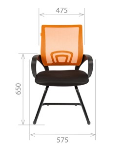 Компьютерное кресло CHAIRMAN 696V, цвет оранжевый в Салехарде - предосмотр 1
