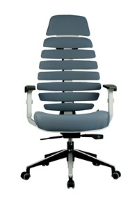 Офисное кресло Riva Chair SHARK (Серый/серый) в Салехарде - предосмотр 1