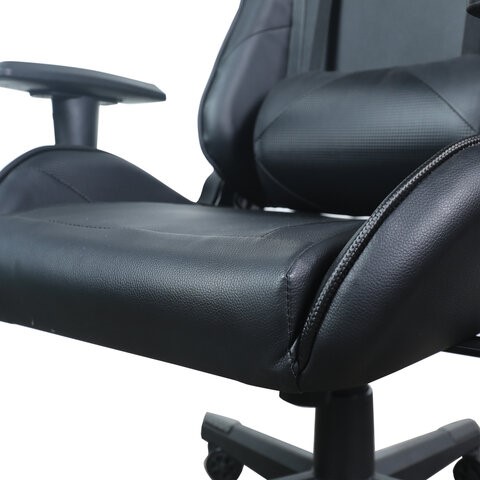 Кресло Brabix GT Carbon GM-115 (две подушки, экокожа, черное) 531932 в Салехарде - изображение 8