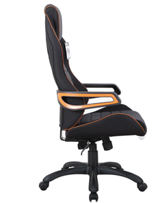 Кресло Brabix Techno Pro GM-003 (ткань, черное/серое, вставки оранжевые) в Салехарде - предосмотр 2