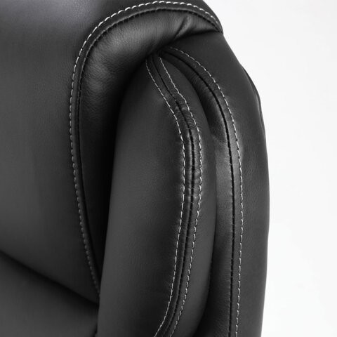 Кресло Brabix Premium Rest EX-555 (пружинный блок, экокожа, черное) 531938 в Салехарде - изображение 5