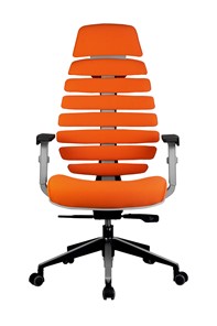 Кресло офисное Riva Chair SHARK (Оранжевый/серый) в Салехарде - предосмотр 1