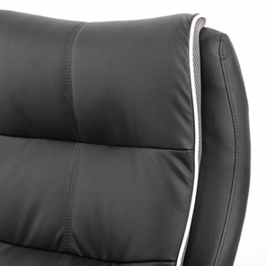 Офисное кресло Brabix Premium Strong HD-009 (экокожа черная, ткань серая) в Салехарде - предосмотр 5