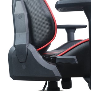 Офисное кресло Brabix GT Carbon GM-120 (две подушки, экокожа, черное/красное) 531931 в Салехарде - предосмотр 12