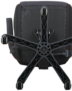 Кресло Brabix Techno Pro GM-003 (ткань, черное/серое, вставки оранжевые) в Салехарде - предосмотр 5