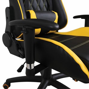 Кресло Brabix GT Master GM-110 (две подушки, экокожа, черное/желтое) в Салехарде - предосмотр 9