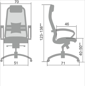 Офисное кресло Samurai SL-1.04, черный плюс в Салехарде - предосмотр 1