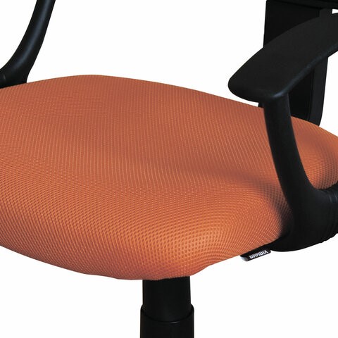 Кресло компьютерное Brabix Flip MG-305 (ткань TW, оранжевое/черное) в Салехарде - изображение 5