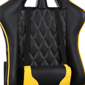 Кресло Brabix GT Master GM-110 (две подушки, экокожа, черное/желтое) в Салехарде - предосмотр 6