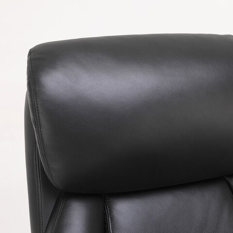 Компьютерное кресло Brabix Premium Pride HD-100 (натуральная кожа, черное) в Салехарде - изображение 4