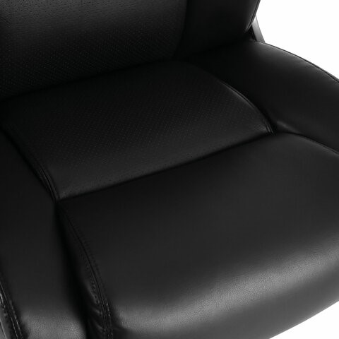 Кресло компьютерное Brabix Premium Solid HD-005 (рециклированная кожа, черное) 531941 в Салехарде - изображение 6