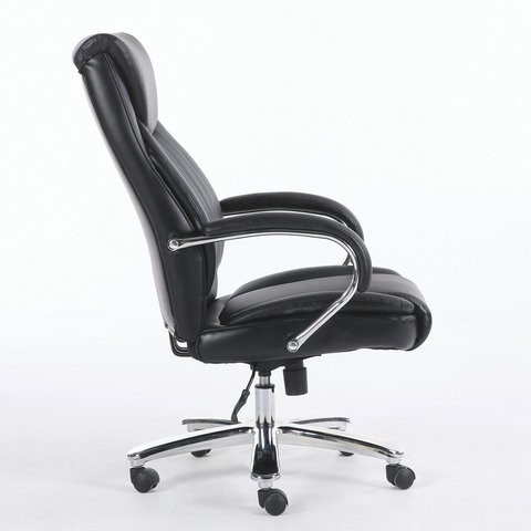Офисное кресло Brabix Premium Advance EX-575 (хром, экокожа, черное) в Салехарде - изображение 1