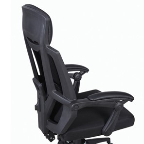Кресло компьютерное Brabix Nexus ER-401 (с подлокотниками, черное) 531835 в Салехарде - предосмотр 3