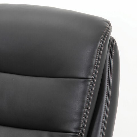 Кресло компьютерное Brabix Premium Heavy Duty HD-004 (экокожа, черное) 531942 в Салехарде - изображение 4