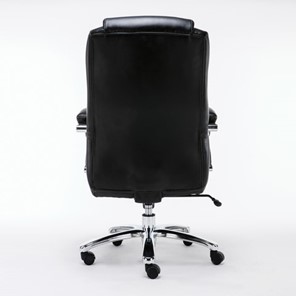 Кресло компьютерное Brabix Premium Status HD-003 (рециклированная кожа, хром, черное) в Салехарде - предосмотр 3