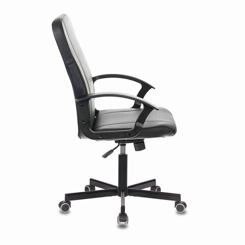 Компьютерное кресло Brabix Simple EX-521 (экокожа, черное) 532103 в Новом Уренгое - изображение 1