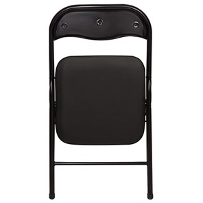 Офисный стул складной Brabix Golf CF-007 (черный каркас, кожзам черный) в Салехарде - предосмотр 3