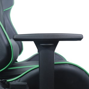 Кресло компьютерное Brabix GT Carbon GM-120 (две подушки, экокожа, черное/зеленое) в Салехарде - предосмотр 10