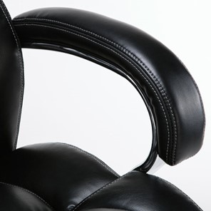 Кресло компьютерное Brabix Premium Status HD-003 (рециклированная кожа, хром, черное) в Салехарде - предосмотр 8
