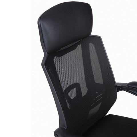 Кресло компьютерное Brabix Nexus ER-401 (с подлокотниками, черное) 531835 в Салехарде - изображение 7