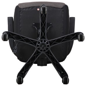 Кресло офисное Brabix Techno GM-002 (ткань, черное/серое, вставки белые) в Салехарде - предосмотр 4