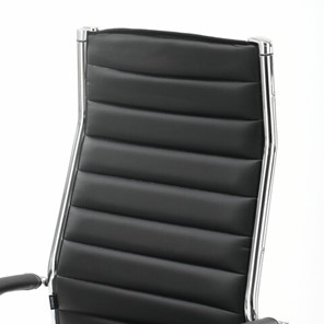 Кресло компьютерное Brabix Style EX-528 (экокожа, хром, черное) в Салехарде - предосмотр 6