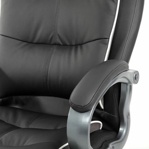 Офисное кресло Brabix Premium Strong HD-009 (экокожа черная, ткань серая) в Салехарде - предосмотр 6