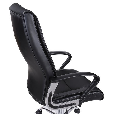 Офисное кресло Brabix Forward EX-570 (хром, экокожа, черное) 531837 в Салехарде - изображение 7