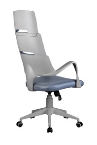 Кресло компьютерное Riva Chair SAKURA (Альпийское озеро/серый) в Салехарде - предосмотр 3