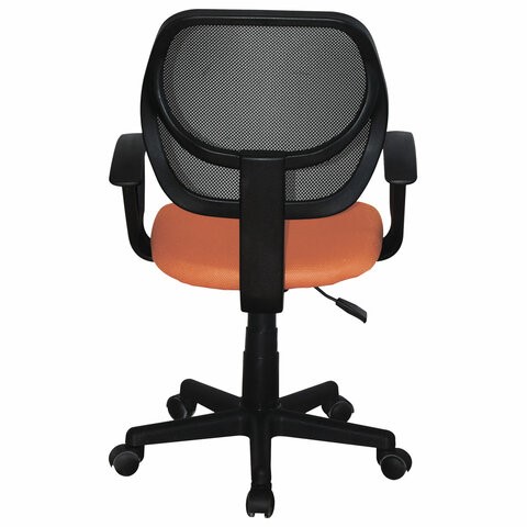 Кресло компьютерное Brabix Flip MG-305 (ткань TW, оранжевое/черное) в Салехарде - изображение 3
