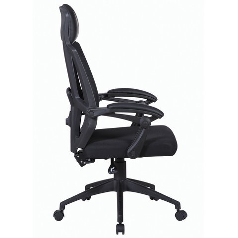 Кресло компьютерное Brabix Nexus ER-401 (с подлокотниками, черное) 531835 в Салехарде - изображение 1