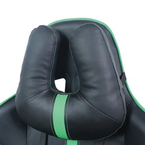 Кресло компьютерное Brabix GT Carbon GM-120 (две подушки, экокожа, черное/зеленое) в Салехарде - предосмотр 5