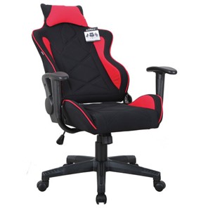 Офисное кресло Brabix GT Racer GM-100 (подушка, ткань, черное/красное) 531820 в Салехарде - предосмотр 1
